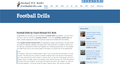 Desktop Screenshot of footballdrills.com