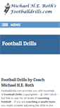 Mobile Screenshot of footballdrills.com